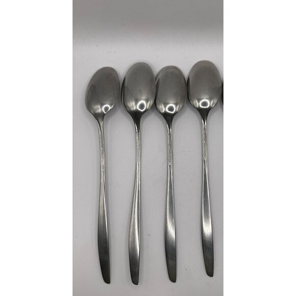 Set Of 4 Imperial Intl Stainless Steel Glossy iced tea Spoons IMI39 Pattern Code - Picture 4 of 4